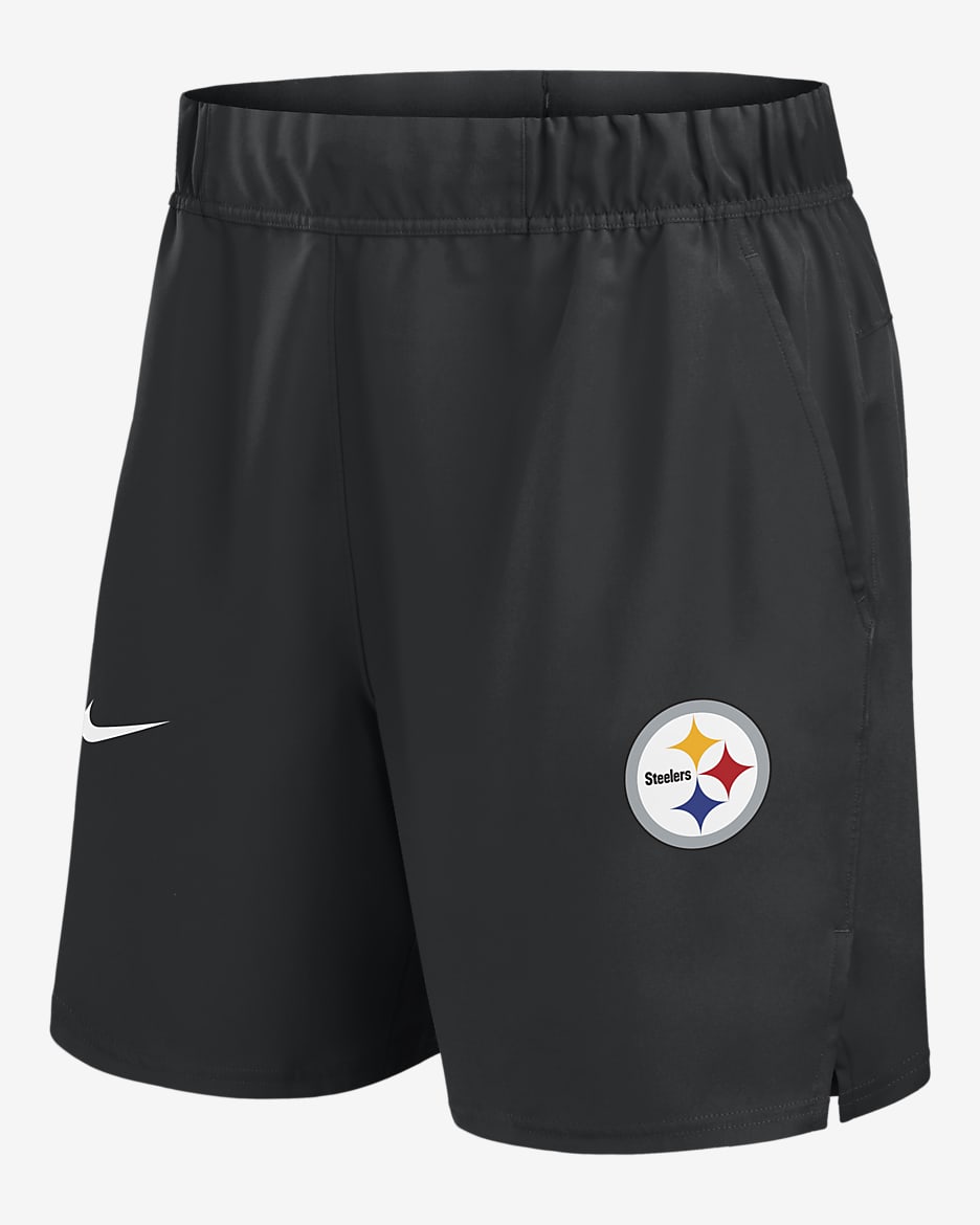 Pittsburgh Steelers Blitz Victory Mens Nike Dri-FIT NFL Shorts - Black