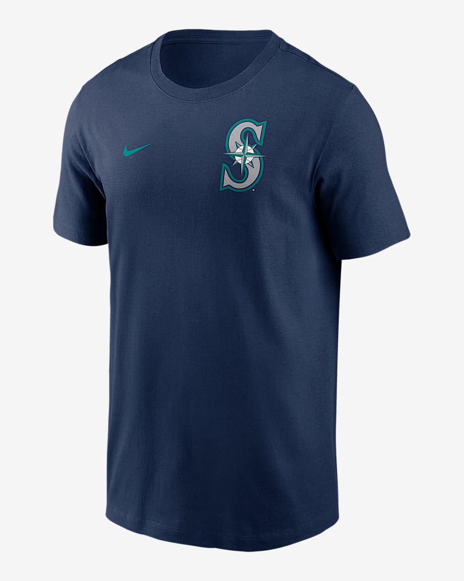 Seattle Mariners 2-Hit Men's Nike MLB T-Shirt - Navy