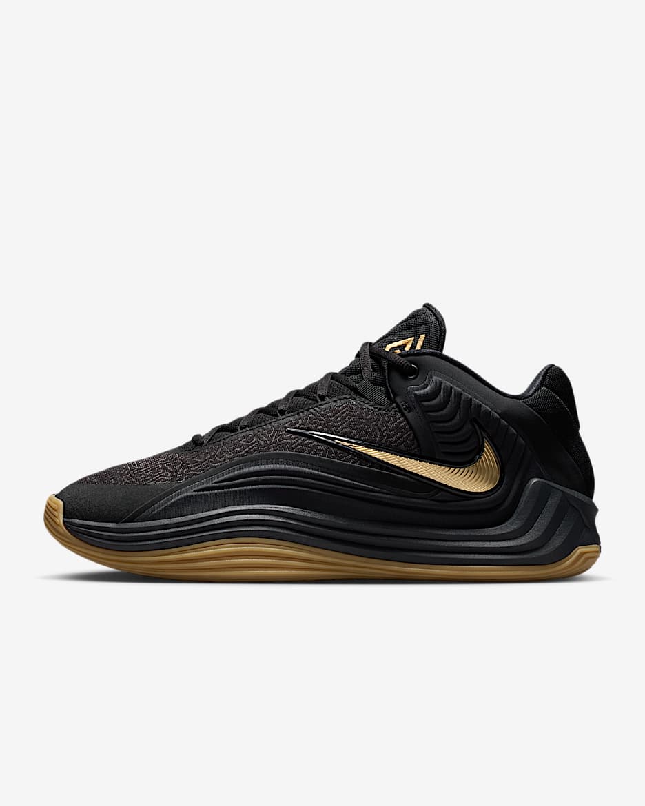 Giannis Freak 7 EP Basketball Shoes - Black/Off Noir/Gum Light Brown/Metallic Gold
