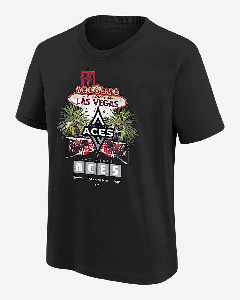 Las Vegas Aces Big Kids' Nike WNBA T-Shirt - Black