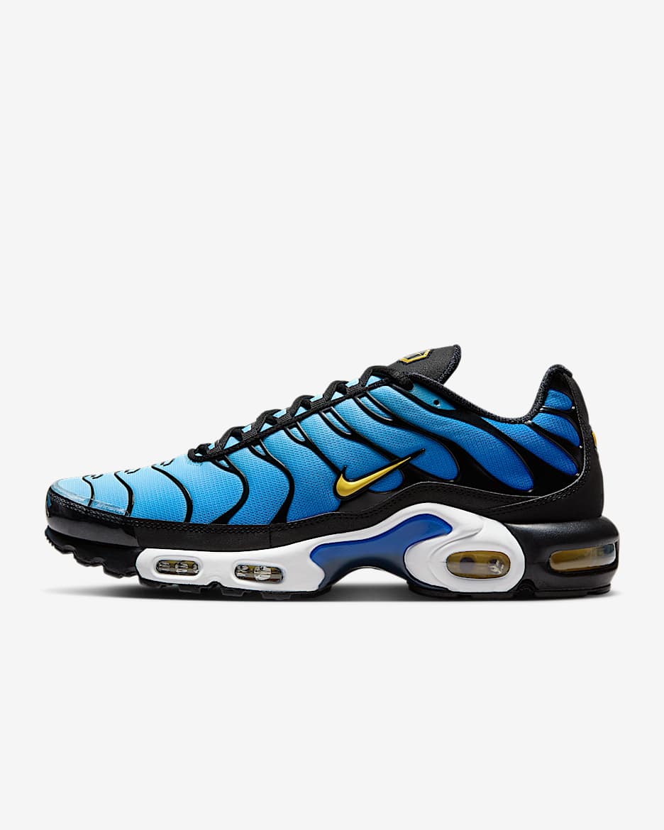 Chaussure Nike Air Max Plus OG pour homme - Noir/Sky Blue/Hyper Blue/Chamois