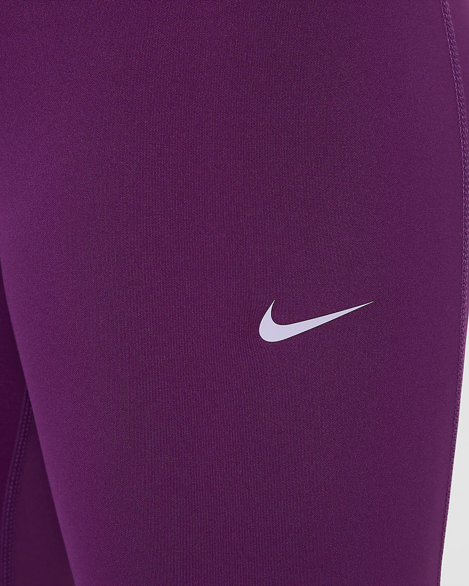 Nike Pro Girls' Dri-FIT Leggings - Viotech/Hydrangeas