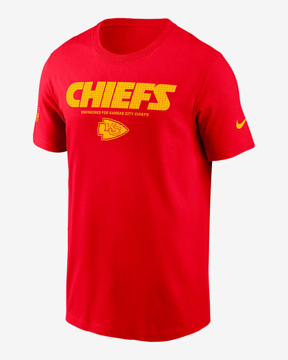 Kansas City Chiefs Sideline Team Issue Men's Nike Dri-FIT NFL T-Shirt - Red