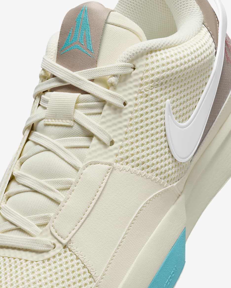 Ja 1 "Vacation" Basketball Shoes - Coconut Milk/Khaki/Black/Coconut Milk