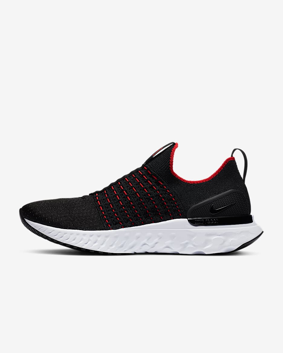 Nike Phantom Run 2 Men's Road Running Shoes - Black/White/University Red