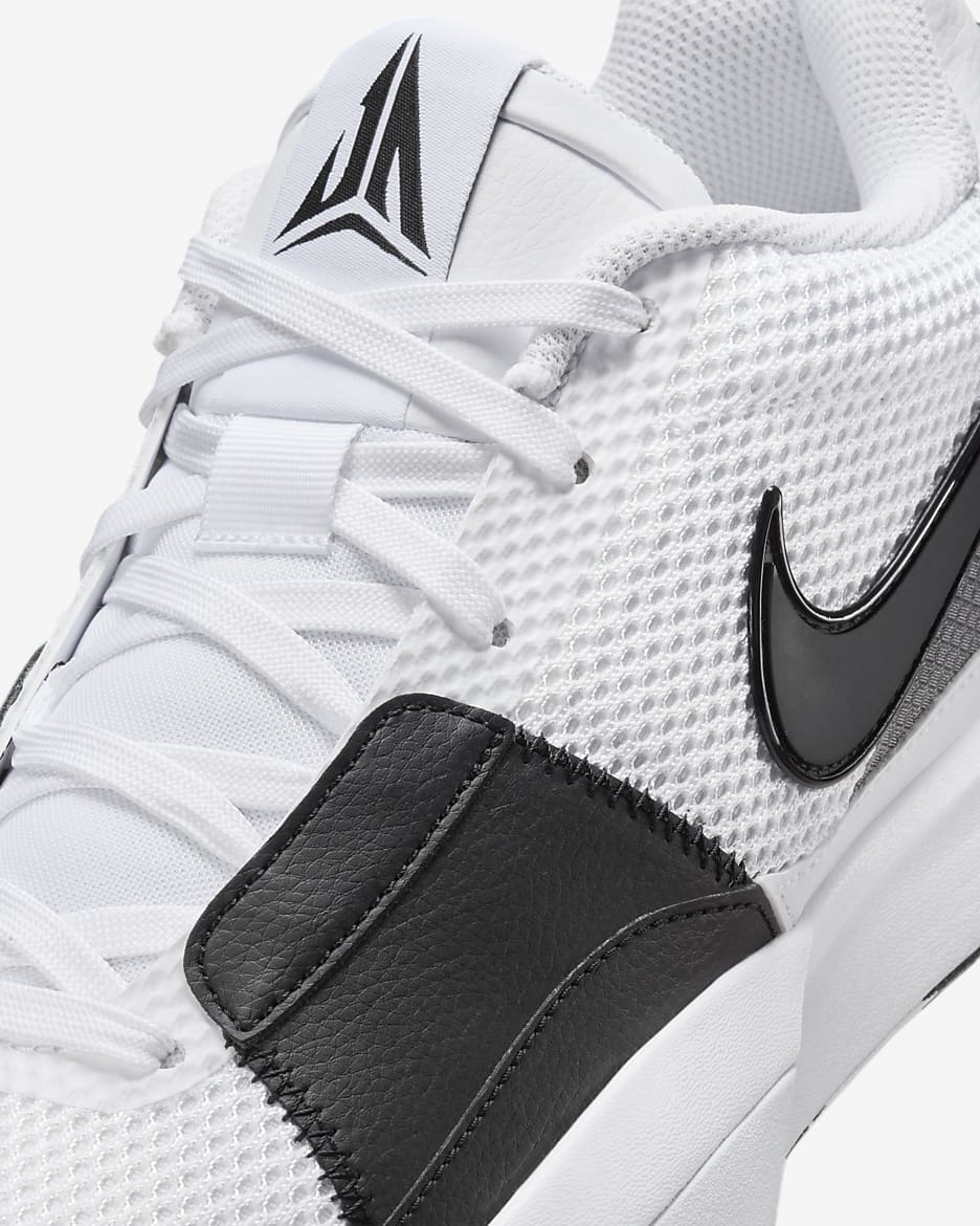 Ja 1 "White/Black" Basketball Shoes - White/White/Black