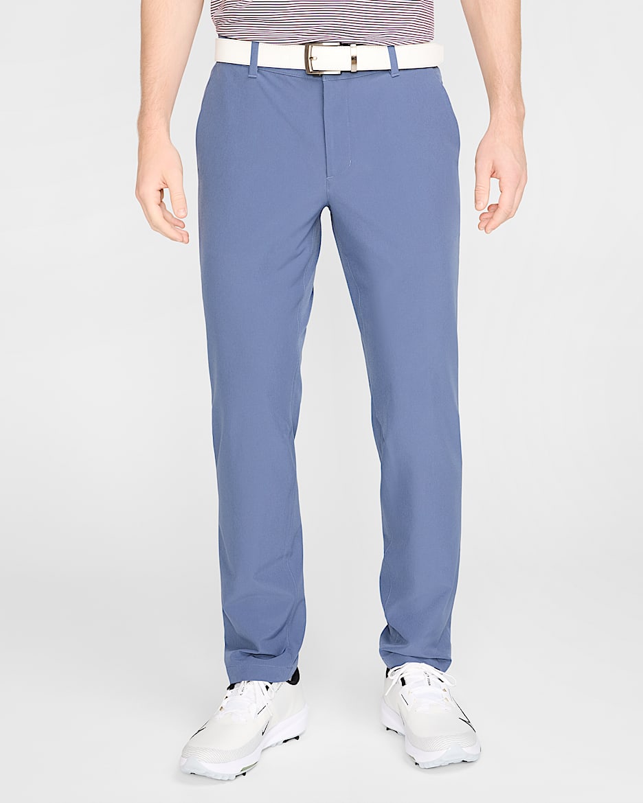 Pants de golf de ajuste slim para hombre Nike Tour Repel Flex - Azul difuso/Azul difuso
