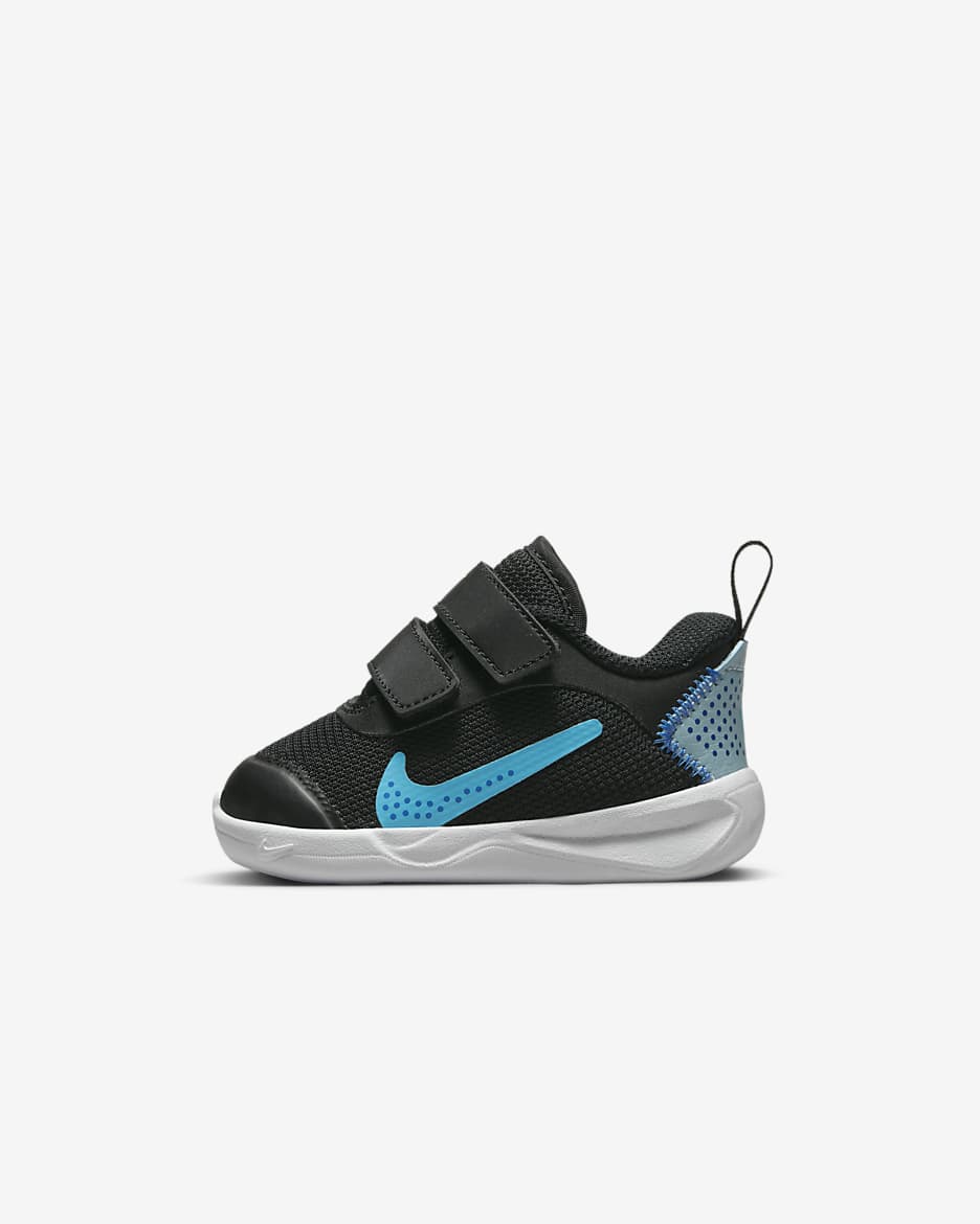 Nike Omni Multi-Court Baby/Toddler Shoes - Black/Ocean Bliss/Racer Blue/Blue Lightning