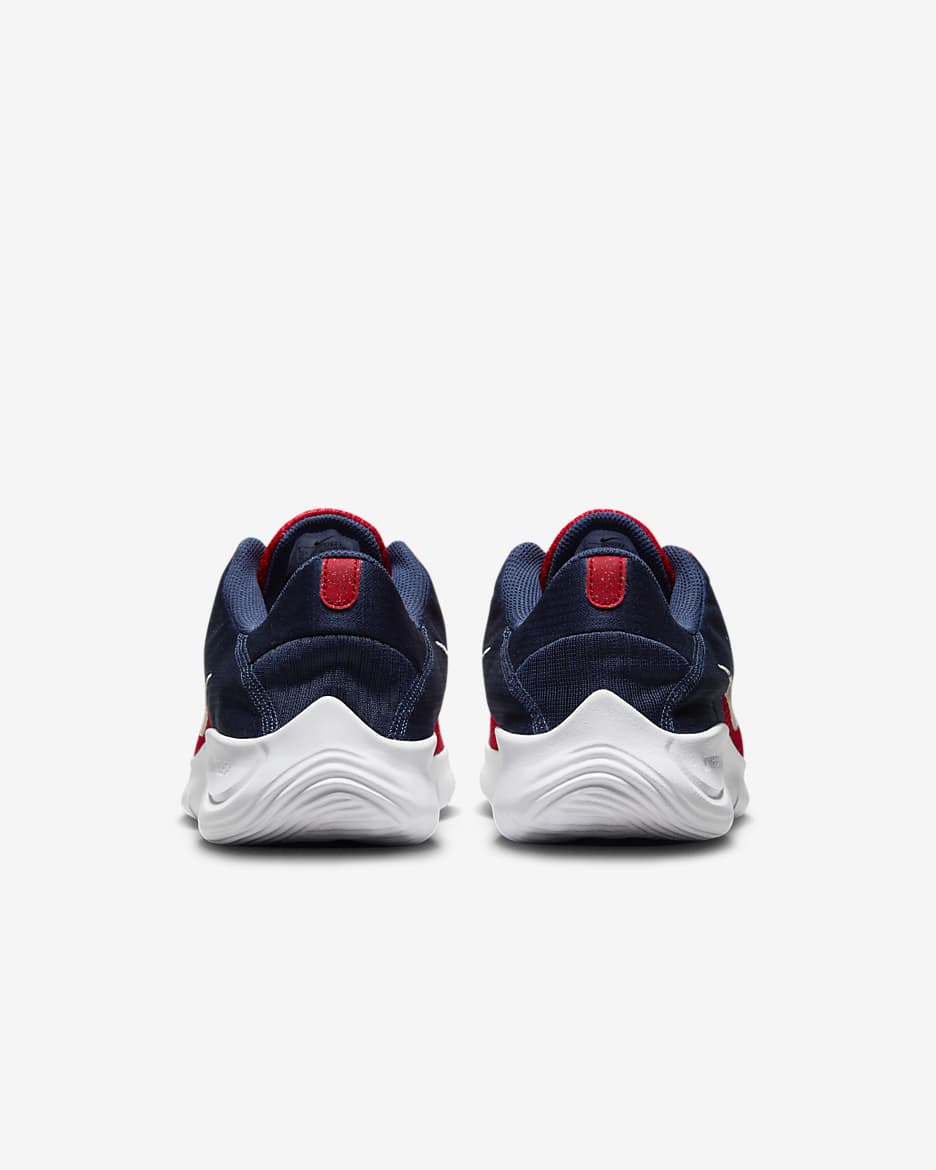 Nike Flex Experience Run 11 Men's Road Running Shoes - University Red/Midnight Navy/Blue Joy/Sea Glass