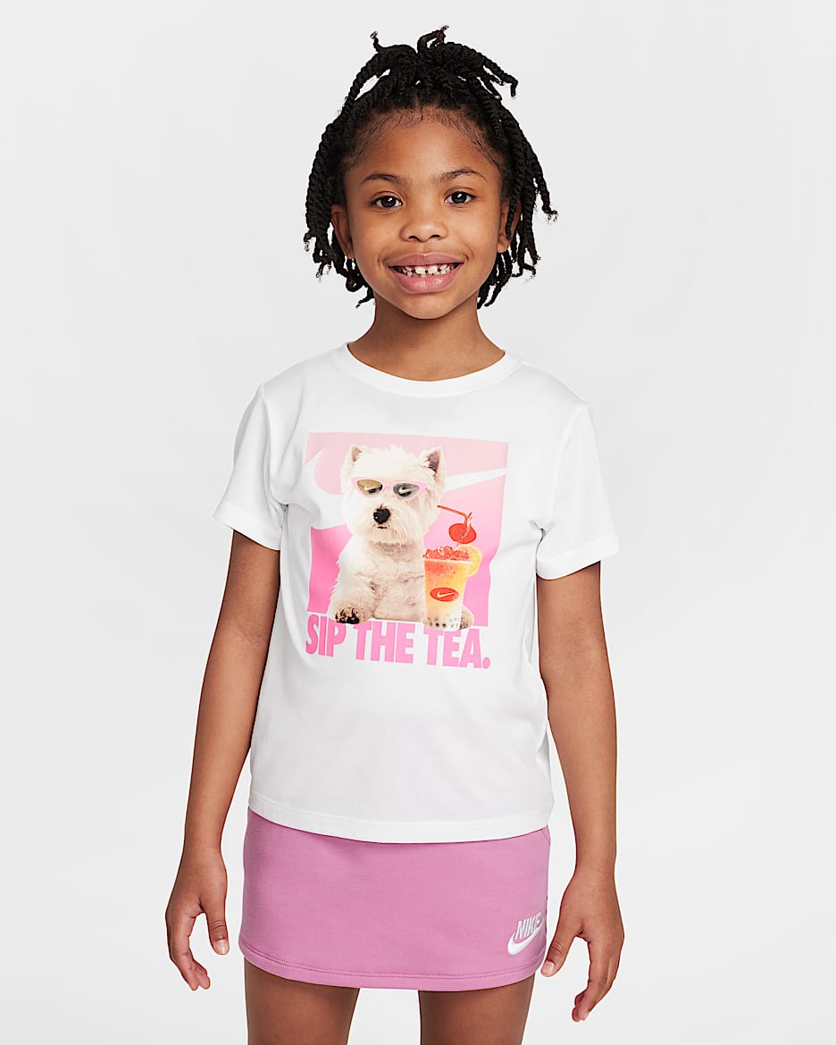 Nike Camiseta Boba Pup - Niño/a pequeño/a - Blanco