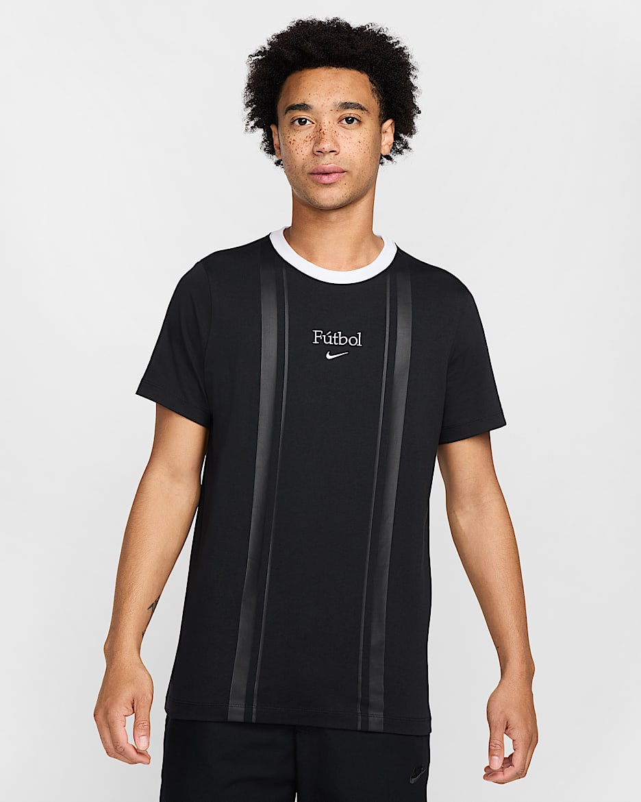 Nike Men's Soccer T-Shirt - Black/White
