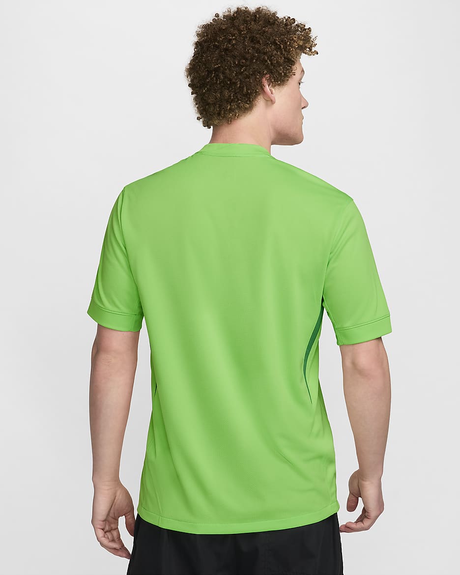 Męska koszulka piłkarska Nike Dri-FIT VfL Wolfsburg Stadium 2024/25 (wersja domowa) (replika) - Sub Lime/Lucky Green/Sub Lime