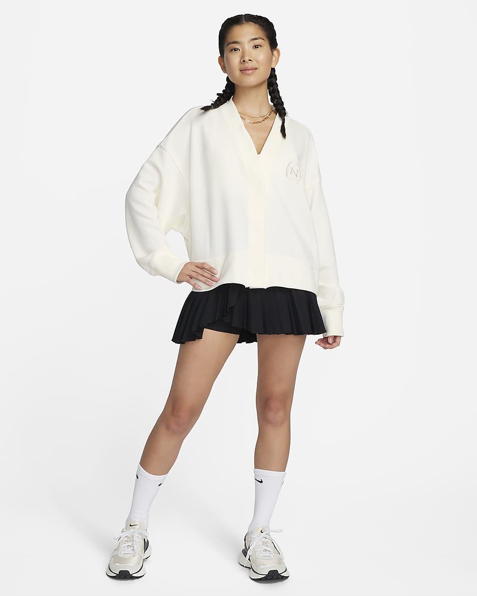 Nike Sportswear Women's Over-Oversized Cardigan - Sail/Sail