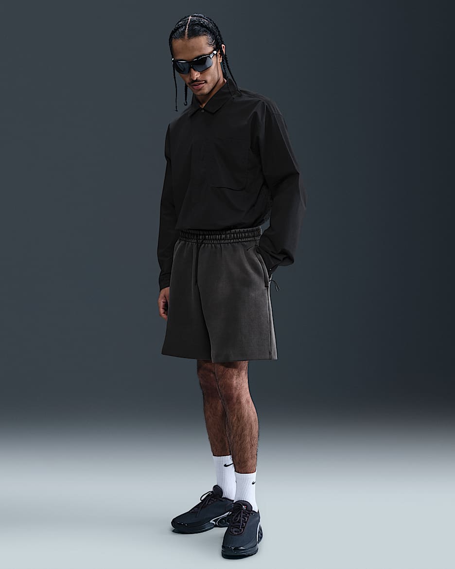Nike Tech Men's Fleece Shorts - Black/Black