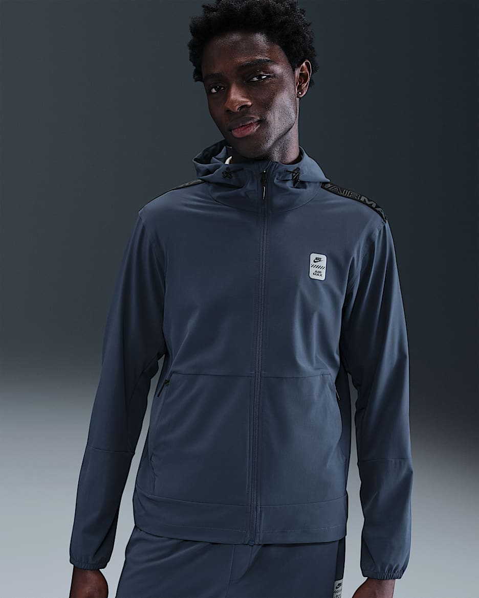 Nike Air Max Men's Woven Jacket - Thunder Blue