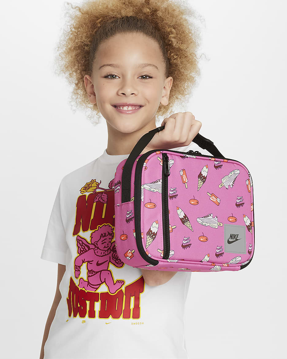 Nike Hard Liner Lunch Bag (3L) - Black/Pink