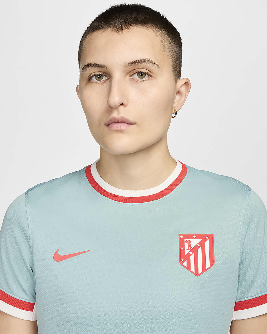 Atlético Madrid 2024/25 Stadium Away Women's Nike Dri-FIT Football Replica Shirt - Cannon/Phantom/Light Crimson/Light Crimson