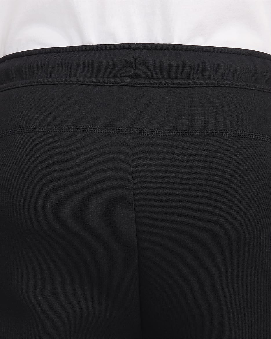 Calças desportivas de futebol Nike Tech Fleece FC Barcelona para homem - Preto/Dourado Club