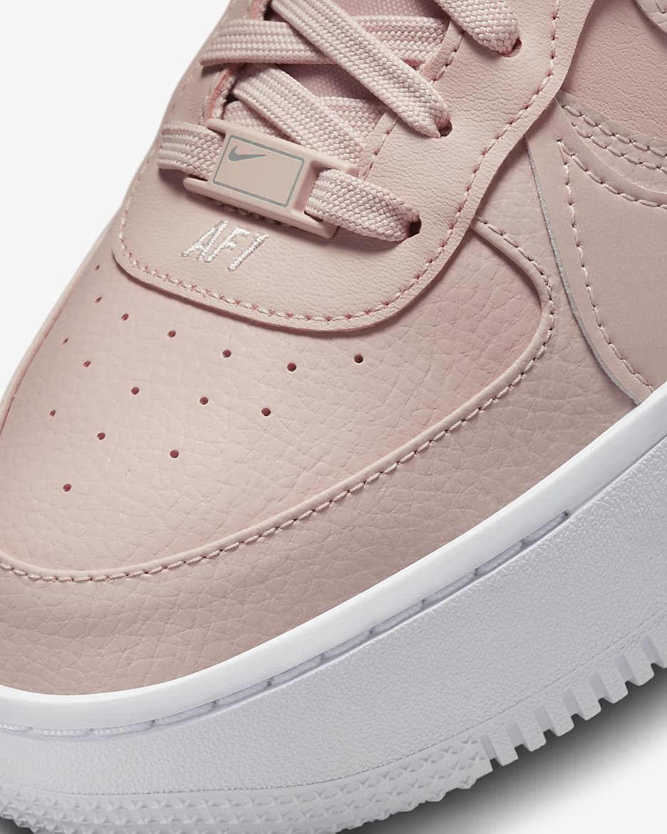 Tenis para mujer Nike Air Force 1 PLT.AF.ORM - Rosa Oxford/Blanco/Rosa suave claro