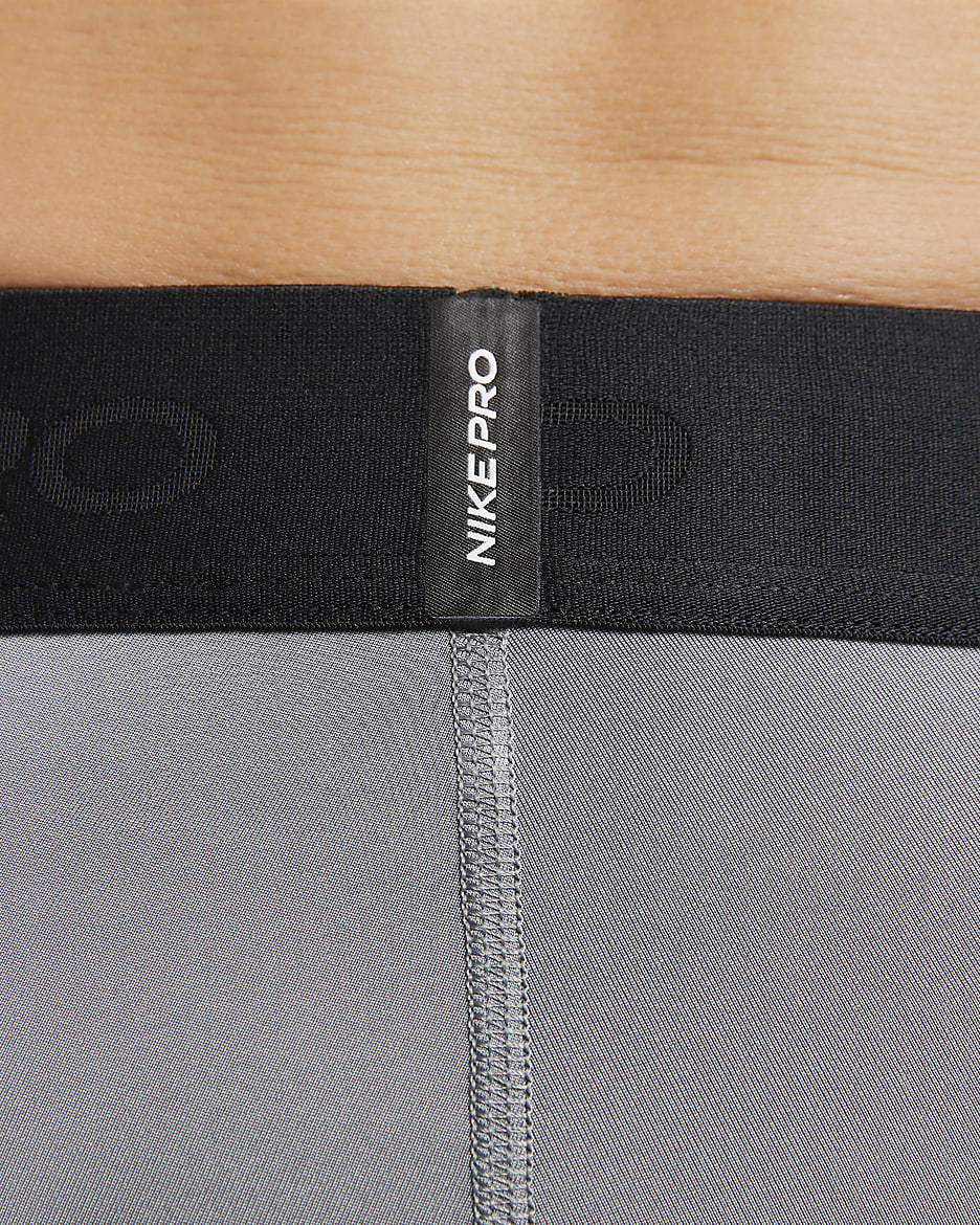 Short de fitness Nike Pro Dri-FIT pour homme - Smoke Grey/Noir