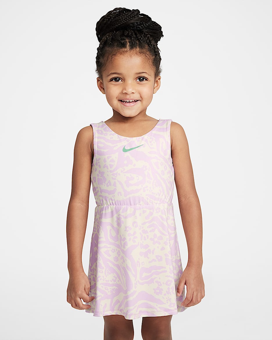 Nike Dri-FIT Toddler Wild Flower Fashion Dress - Coconut Milk