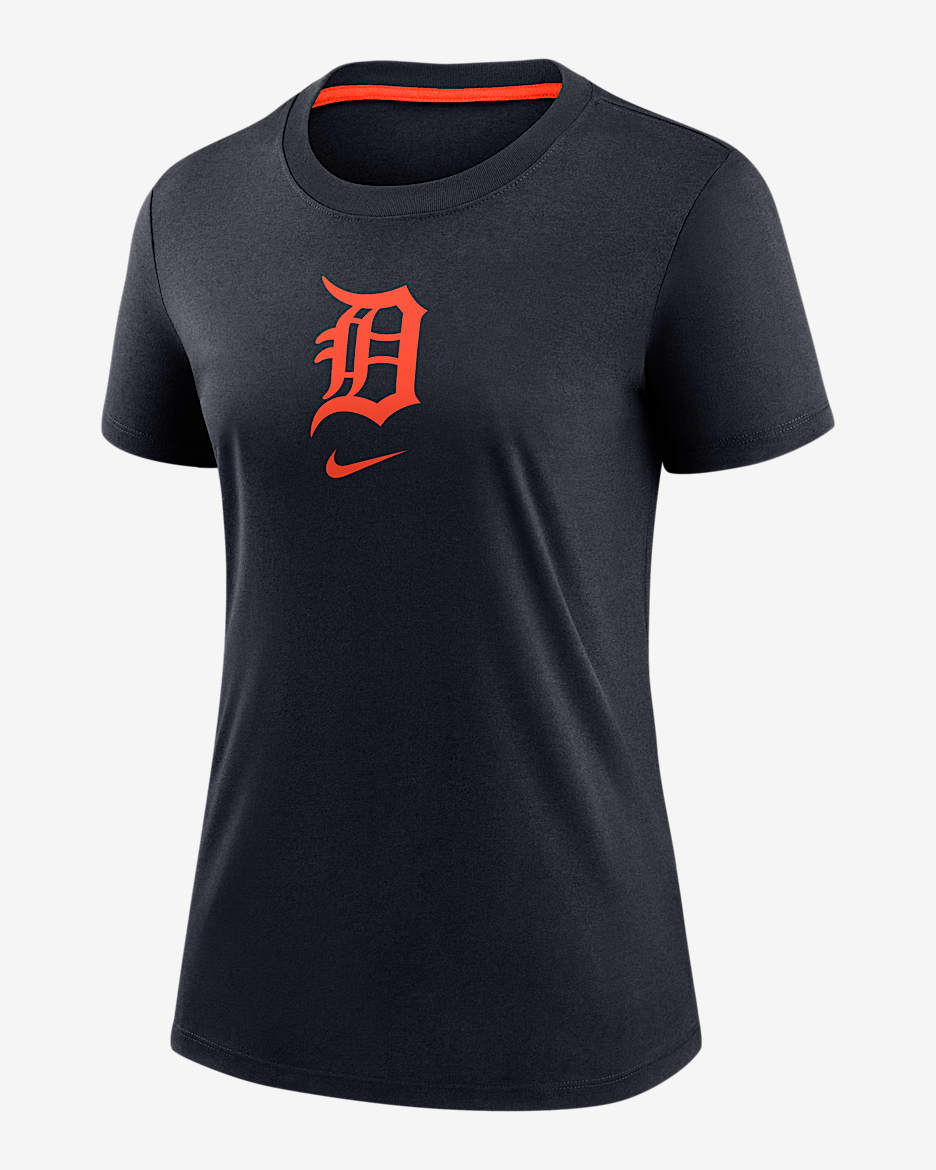 Detroit Tigers Authentic Collection Early Work Women's Nike MLB T-Shirt - Navy