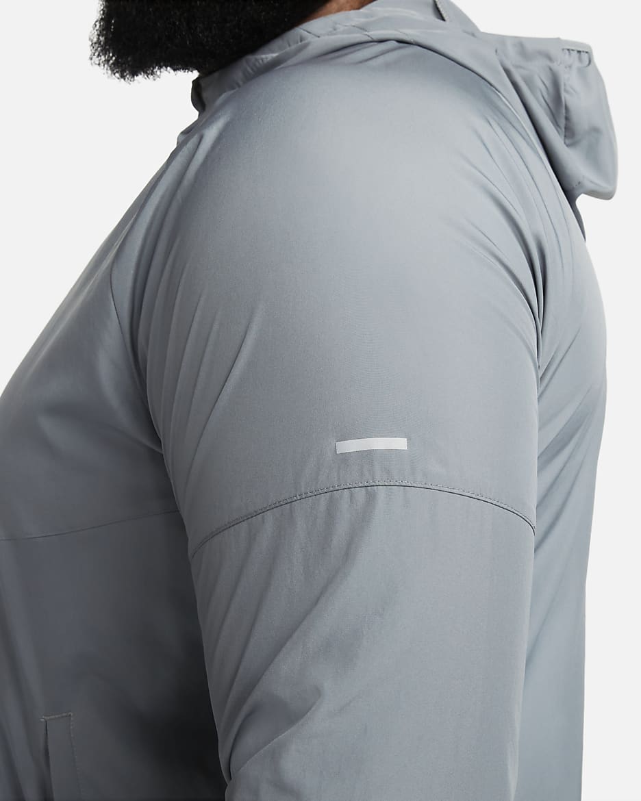 Nike Miler Chaqueta de running Repel - Hombre - Smoke Grey/Smoke Grey