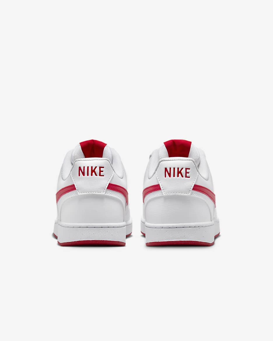 Nike Court Vision Low Next Nature Men's Shoes - White/University Red