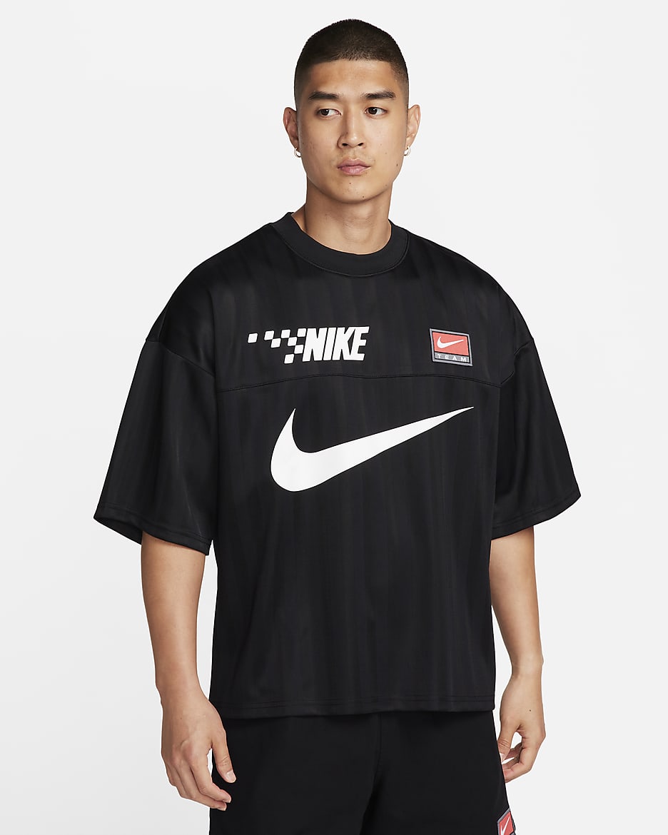Nike Sportswear Trend Men's Short-Sleeve Top - Black/White