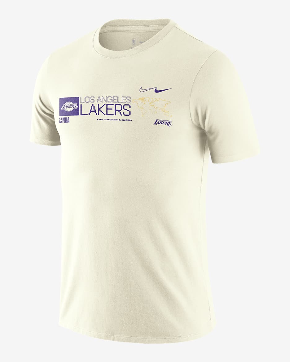 Los Angeles Lakers Essential Men's Nike NBA T-Shirt - Sail