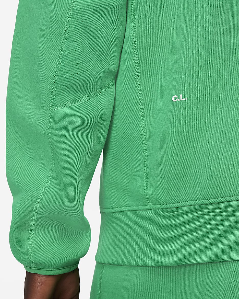 NOCTA Tech Fleece Men's Crew - Stadium Green/Sail