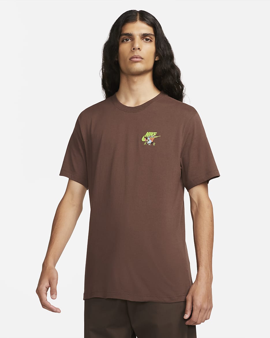 Playera para hombre Nike Sportswear Alien Air - Chocolate claro