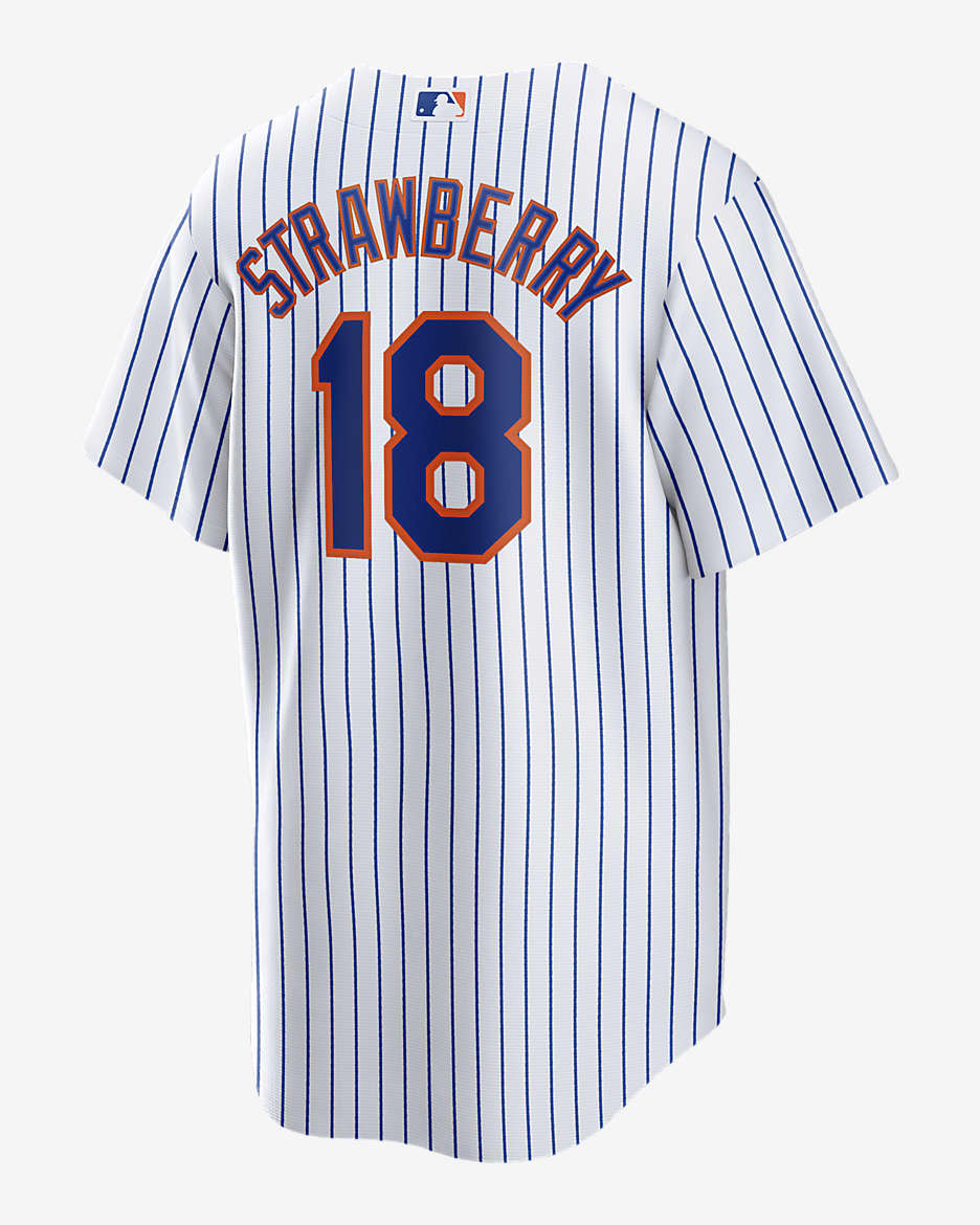 Darryl Strawberry New York Mets Men's Nike MLB Replica Jersey - White