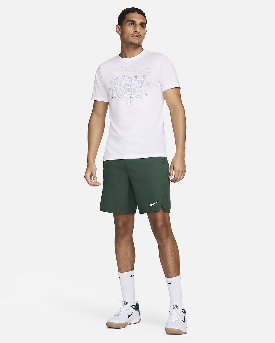 T-shirt da tennis Dri-FIT NikeCourt – Uomo - Bianco