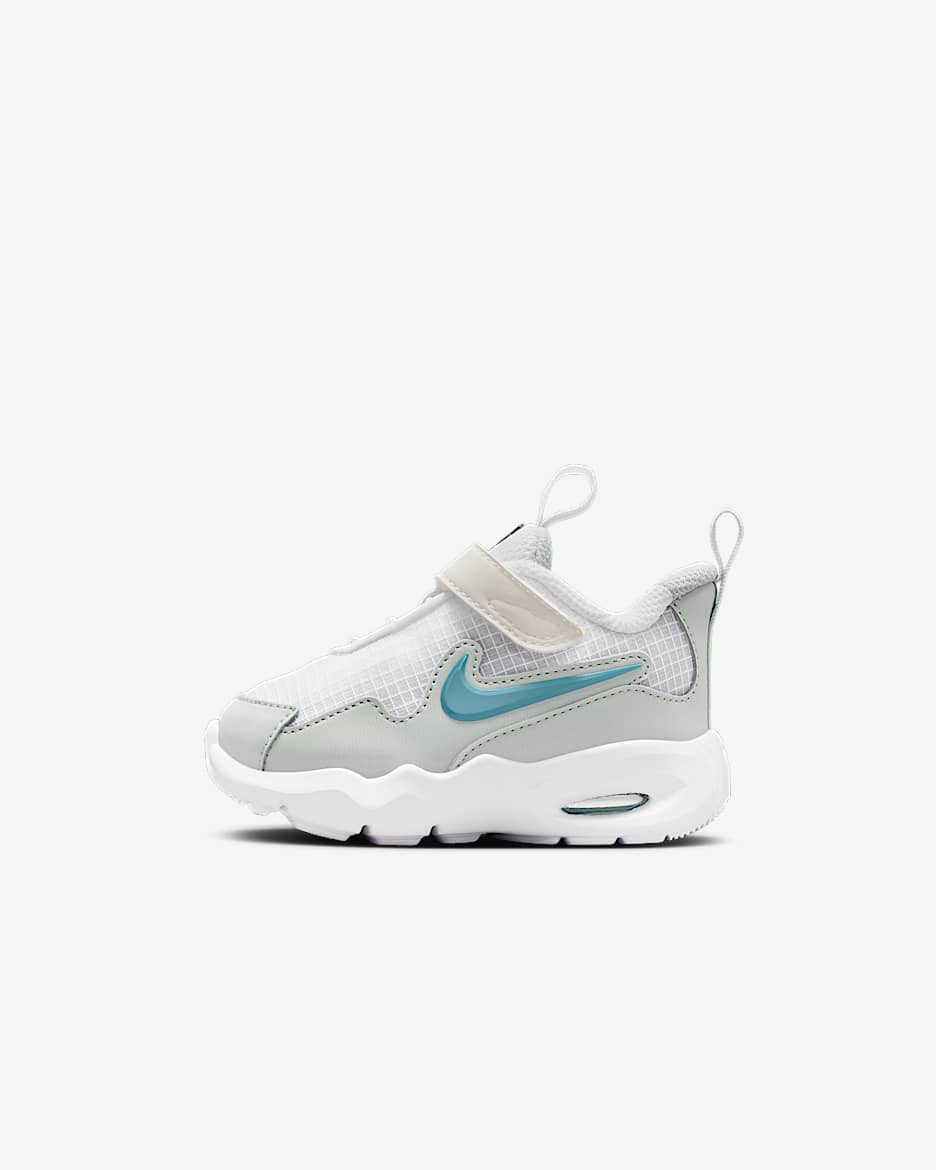 Nike Air Max Nova cipő babáknak és totyogóknak - Fehér/Light Silver/Mint Foam/Denim Turquoise