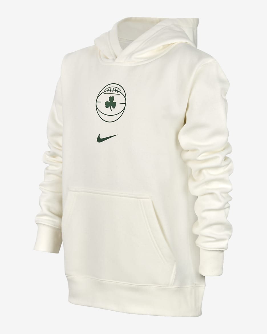 Boston Celtics Club City Edition Sudadera con capucha Nike NBA - Niño - Sail