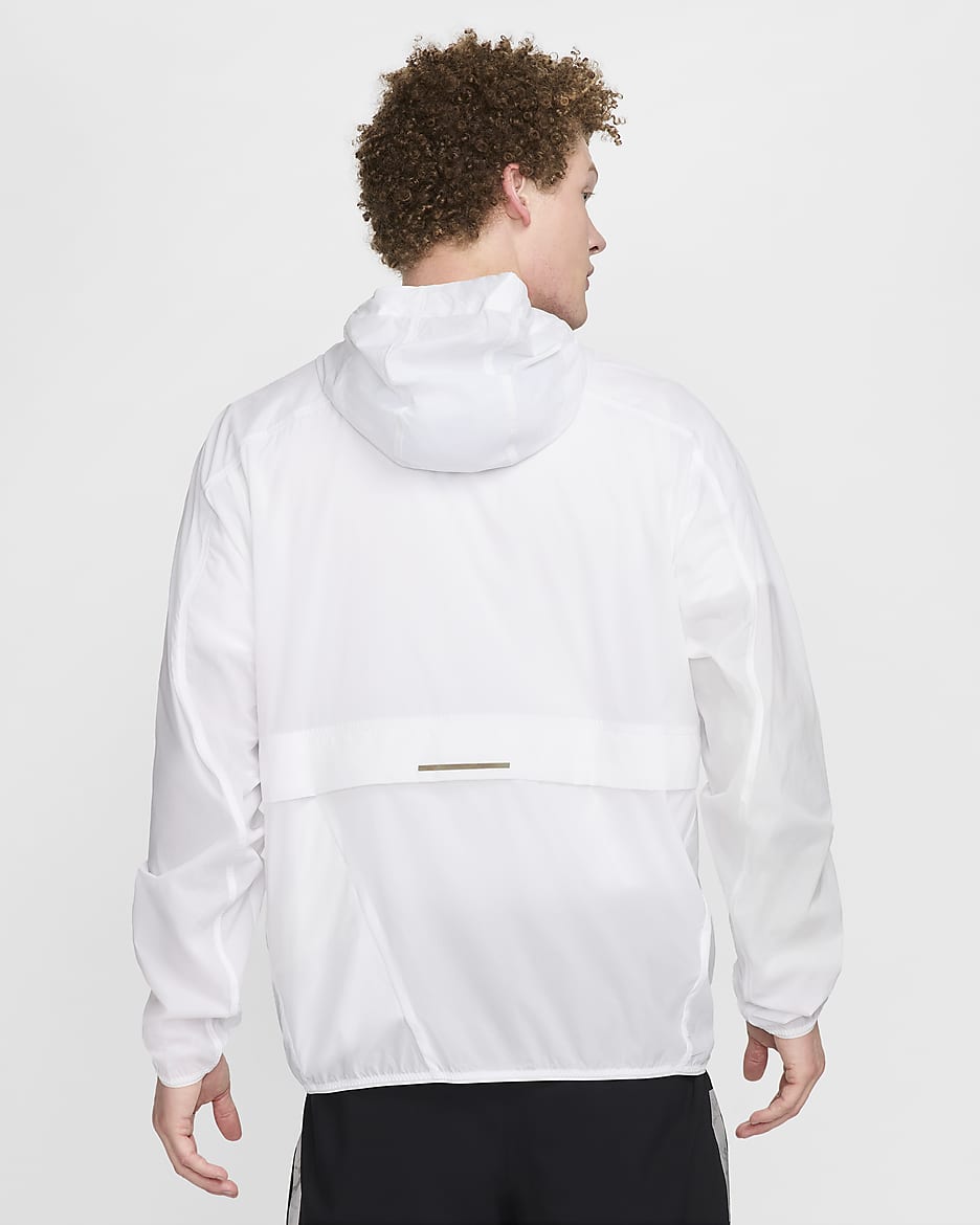 Nike Running Division Men's UV Running Jacket - Summit White/Black