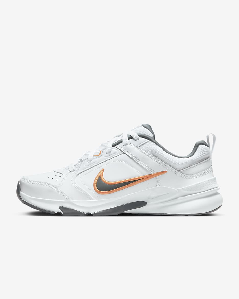 Nike Defy All Day Men's Training Shoe - White/Bright Mandarin/Iron Grey