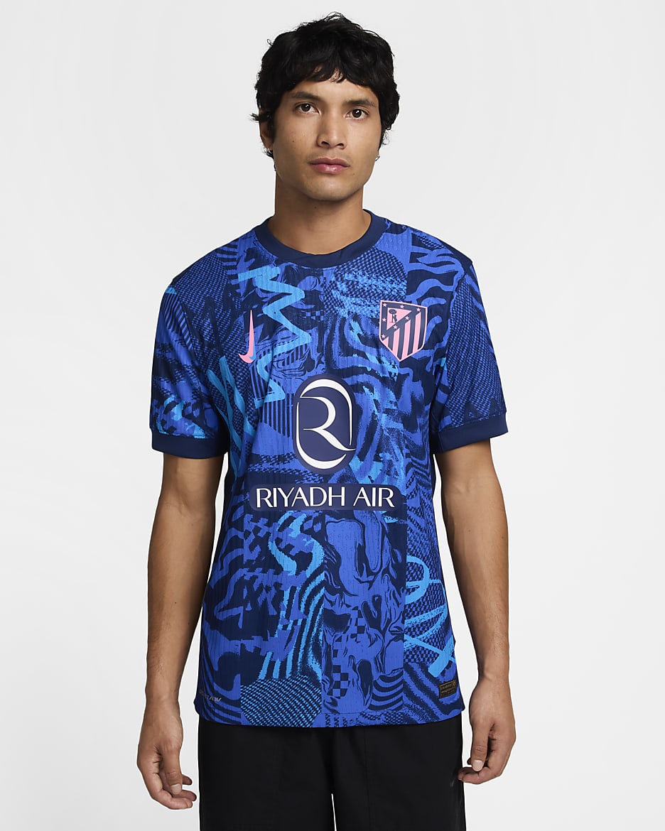 Maglia da calcio Authentic Nike Dri-FIT ADV Atlético de Madrid 2024/25 Match da uomo – Terza - Blue Void/Pink Glow