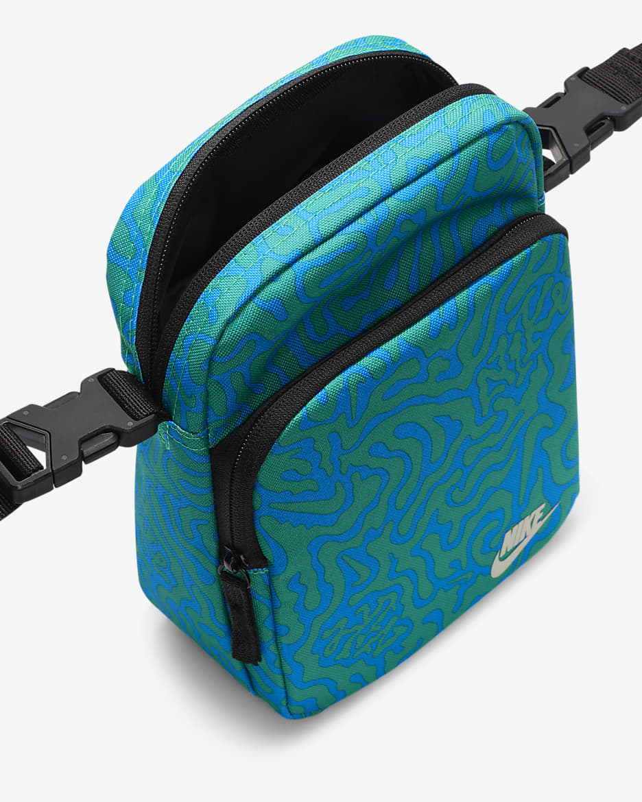 Nike Heritage Cross-Body Bag (4L) - Photo Blue/Stadium Green/Coconut Milk