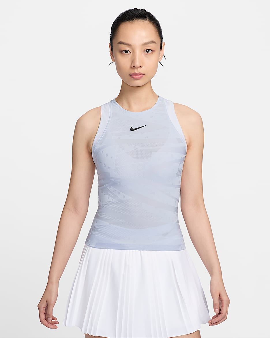 NikeCourt Slam Women's Tank Top - Football Grey/White/Medium Ash