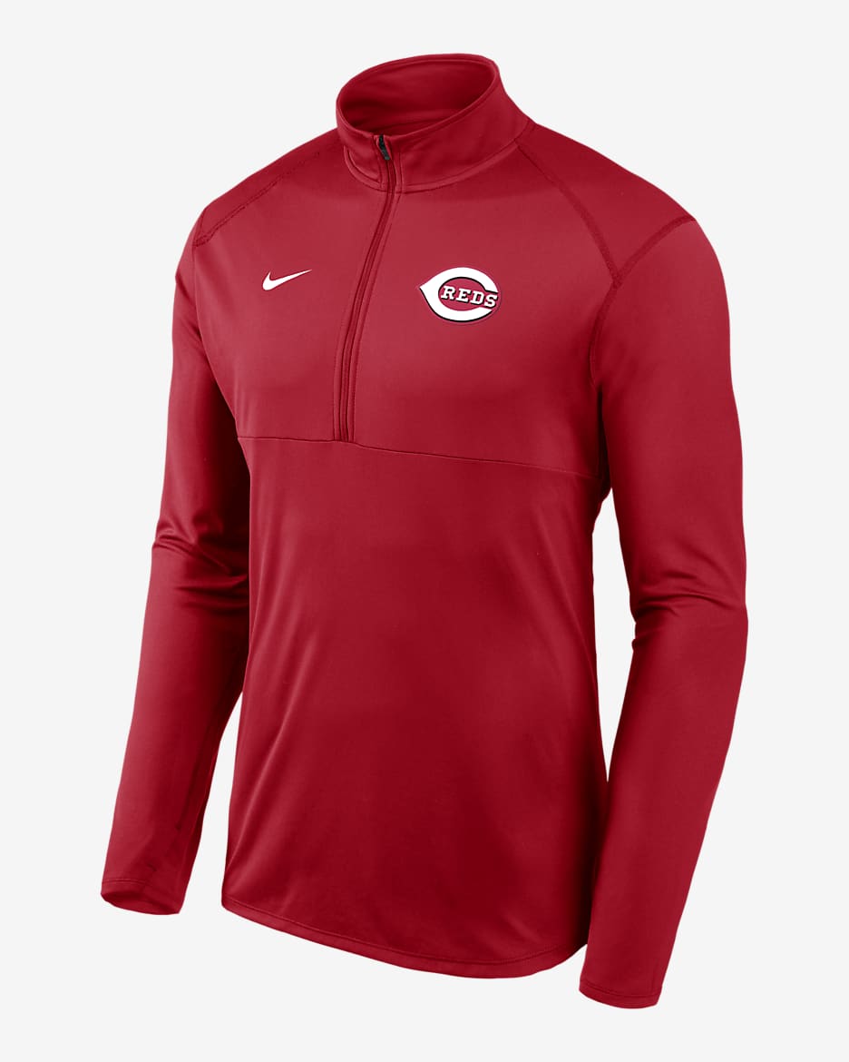 Nike Dri-FIT Element Performance (MLB Cincinnati Reds) Men’s 1/2-Zip Pullover - Gym Red