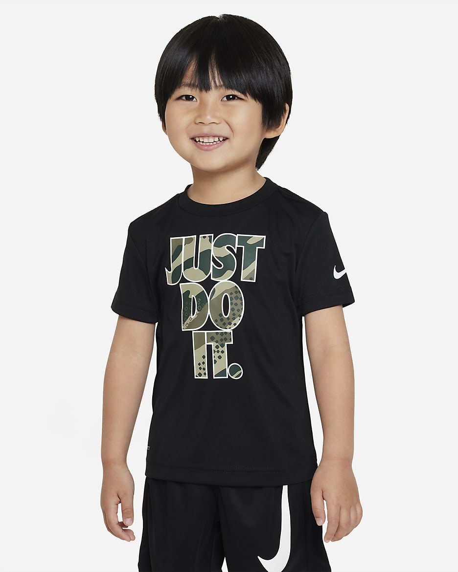 Nike Club Seasonal Camo Tee Toddler Dri-FIT T-Shirt - Black