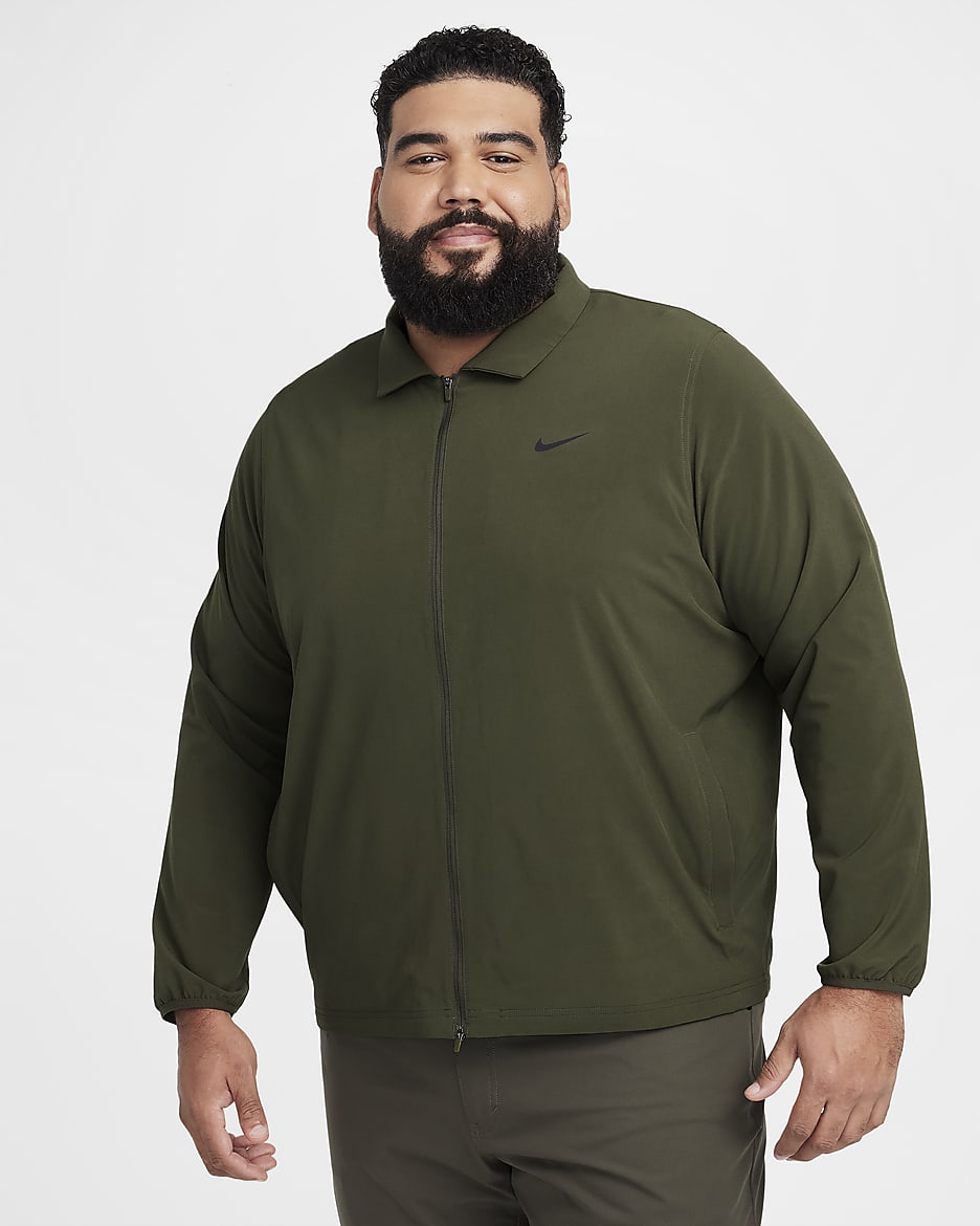 Nike Tour Men's Repel Full-Zip Golf Jacket - Cargo Khaki/Black