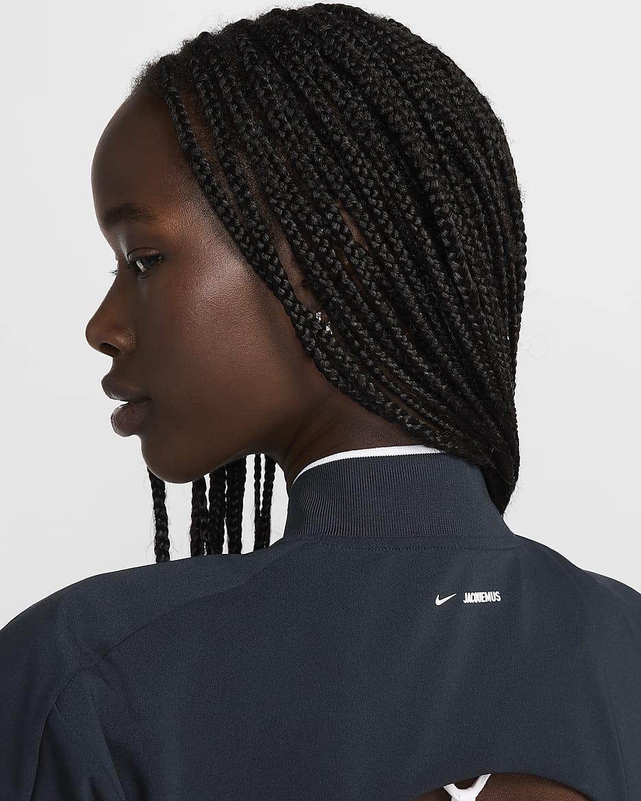 Nike x Jacquemus Damenkleid - Dark Obsidian/Weiß