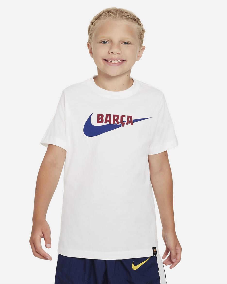 FC Barcelona Swoosh Nike T-Shirt - White
