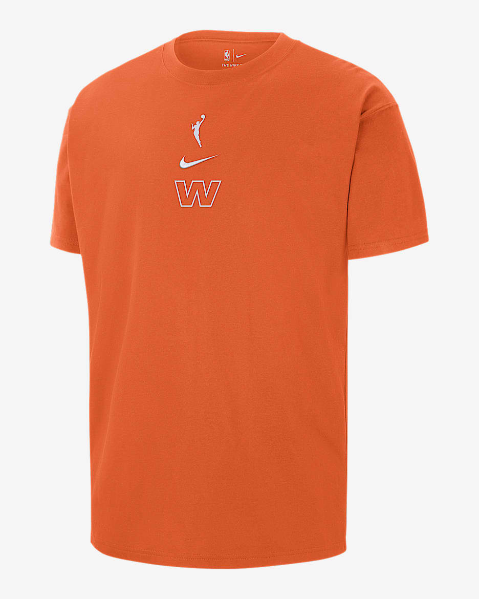 Playera Nike de la WNBA para hombre Team 13 Premium Essentials - Naranja brillante