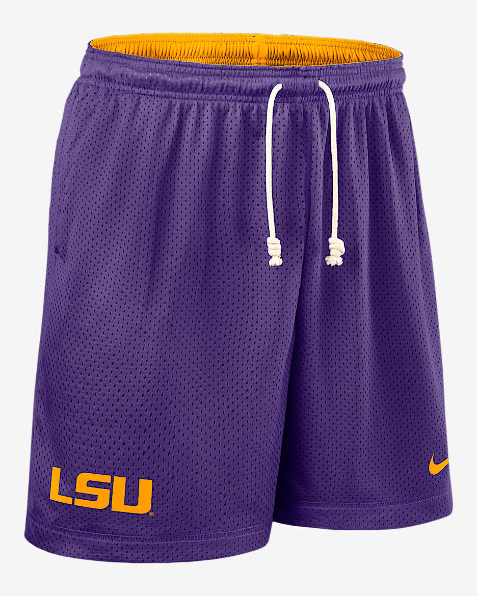 LSU Sideline Reversible Men’s Nike Dri-FIT College Shorts - Purple
