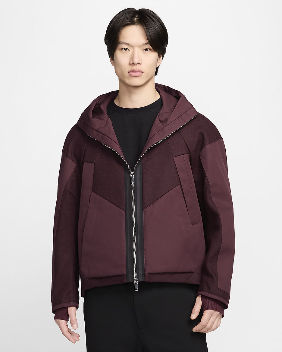 Chamarra de trabajo para hombre Nike Every Stitch Considered - Burdeos enérgico