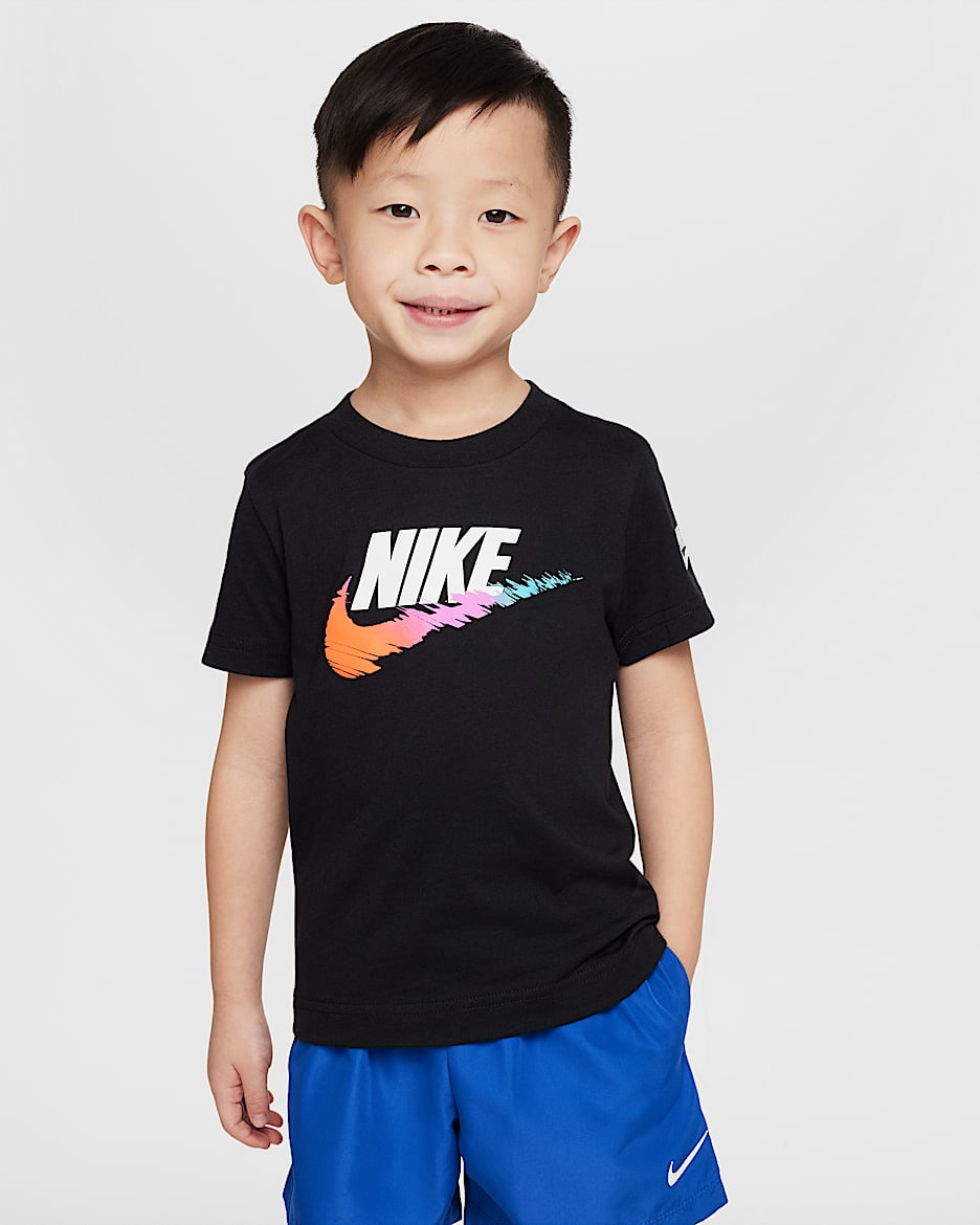 Nike Toddler Brandmark Swoosh T-Shirt - Black